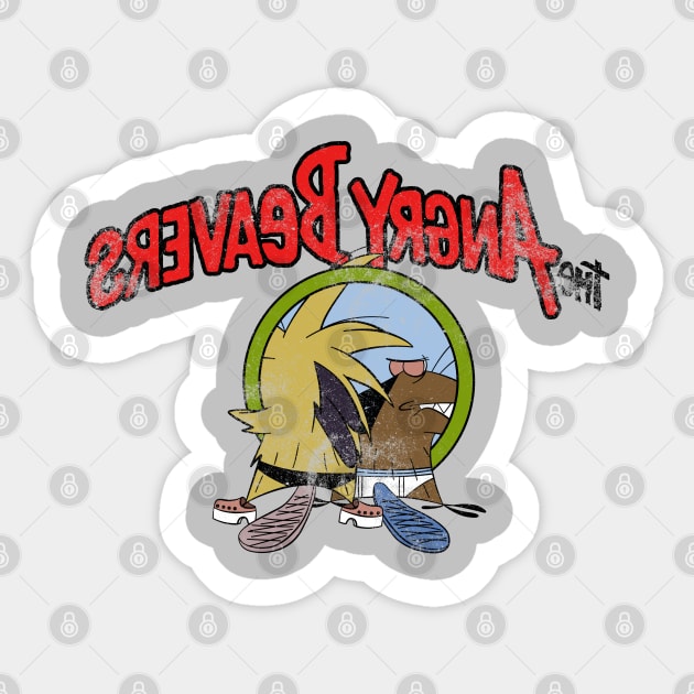 Angry Beavers Sticker by WizzKid